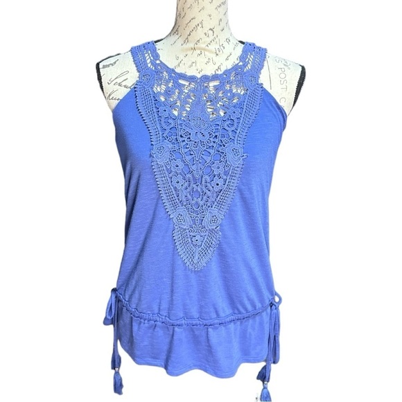 WHBM Sleeveless Blue Top Size XS - Picture 1 of 5